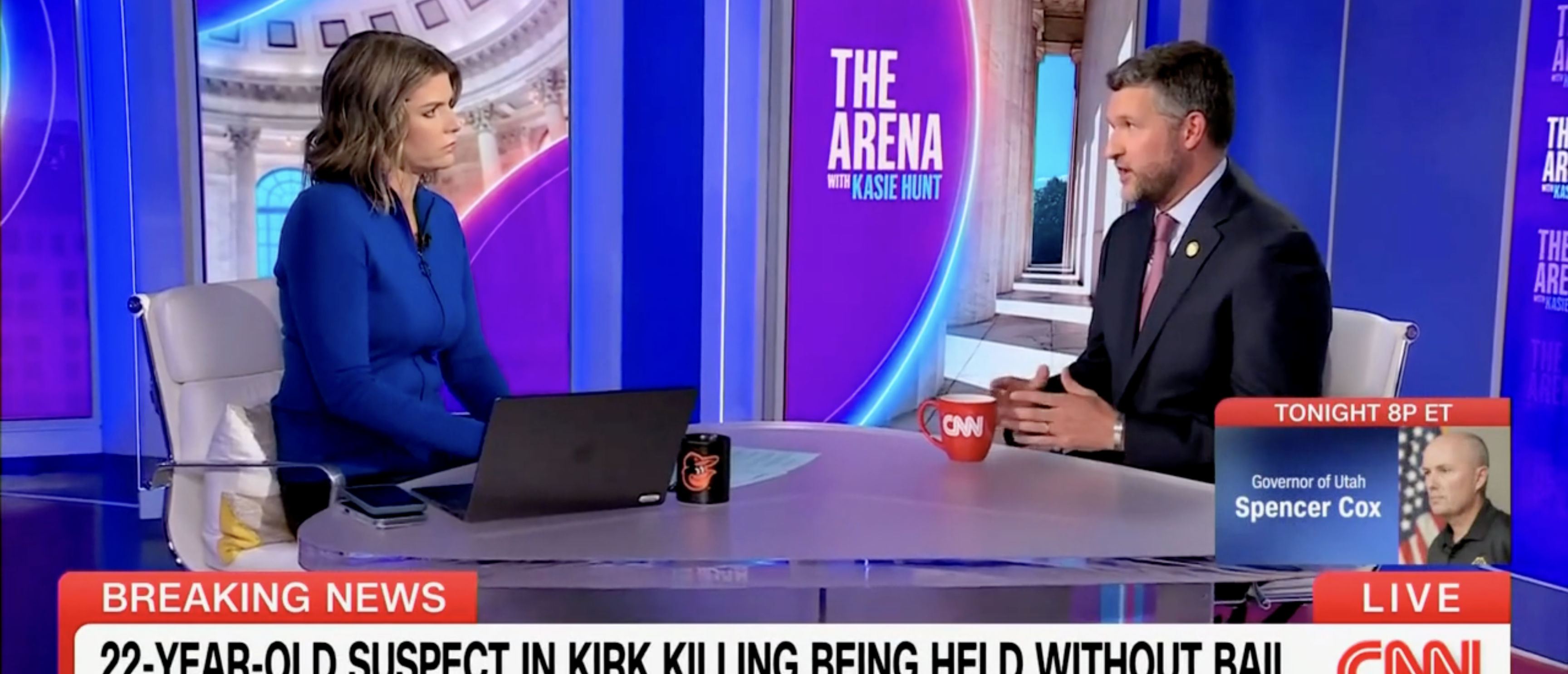 Pat Ryan on "The Arena" discussing Left name calling to GOP [Screenshot/CNN/"The Arena"]